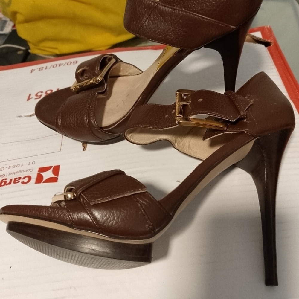 MICHAEL Michael Kors Brown Leather Heels